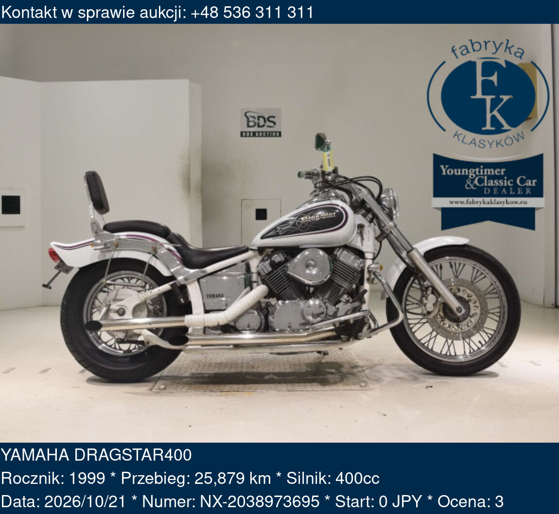 YAMAHA DRAGSTAR400 1999 - zdjęcie 2