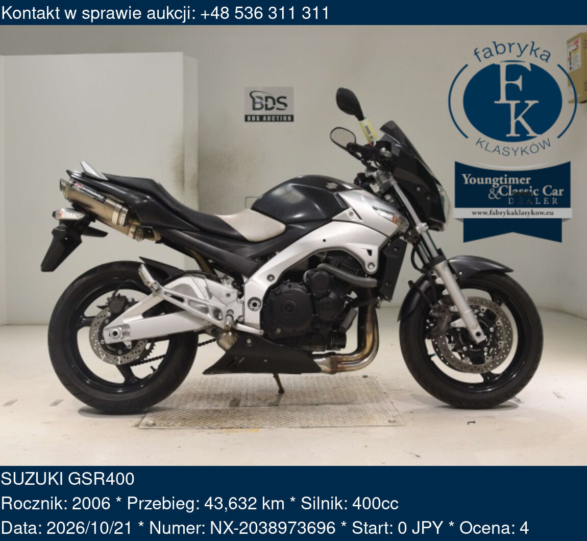 SUZUKI GSR400 2006 - zdjęcie 2