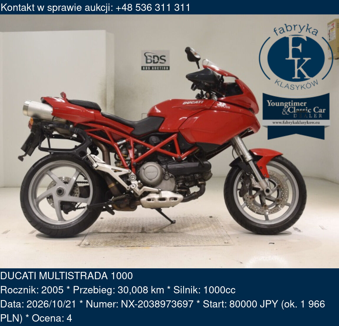 DUCATI MULTISTRADA 1000 2005 - zdjęcie 2