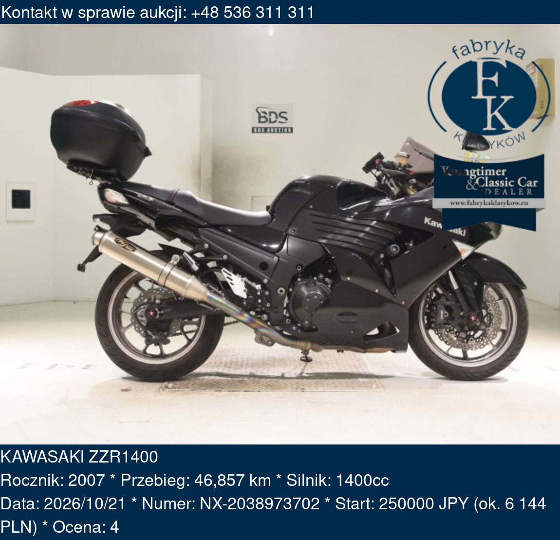 KAWASAKI ZZR1400 2007 - zdjęcie 2