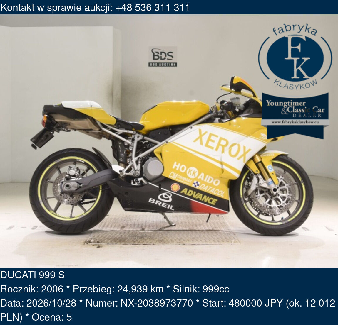 DUCATI 999 S 2006 - zdjęcie 2