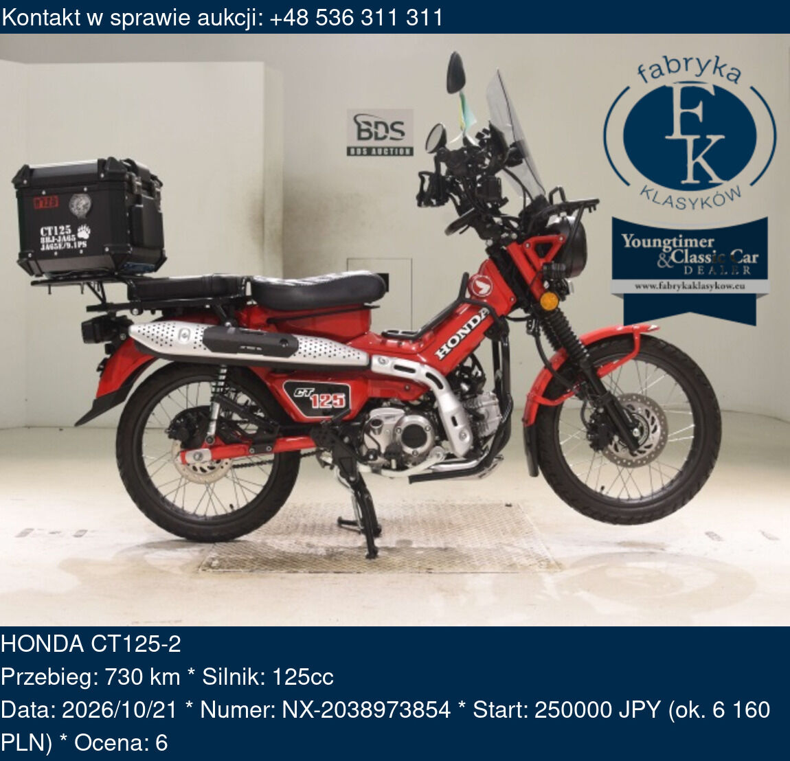 HONDA CT125-2  - zdjęcie 2