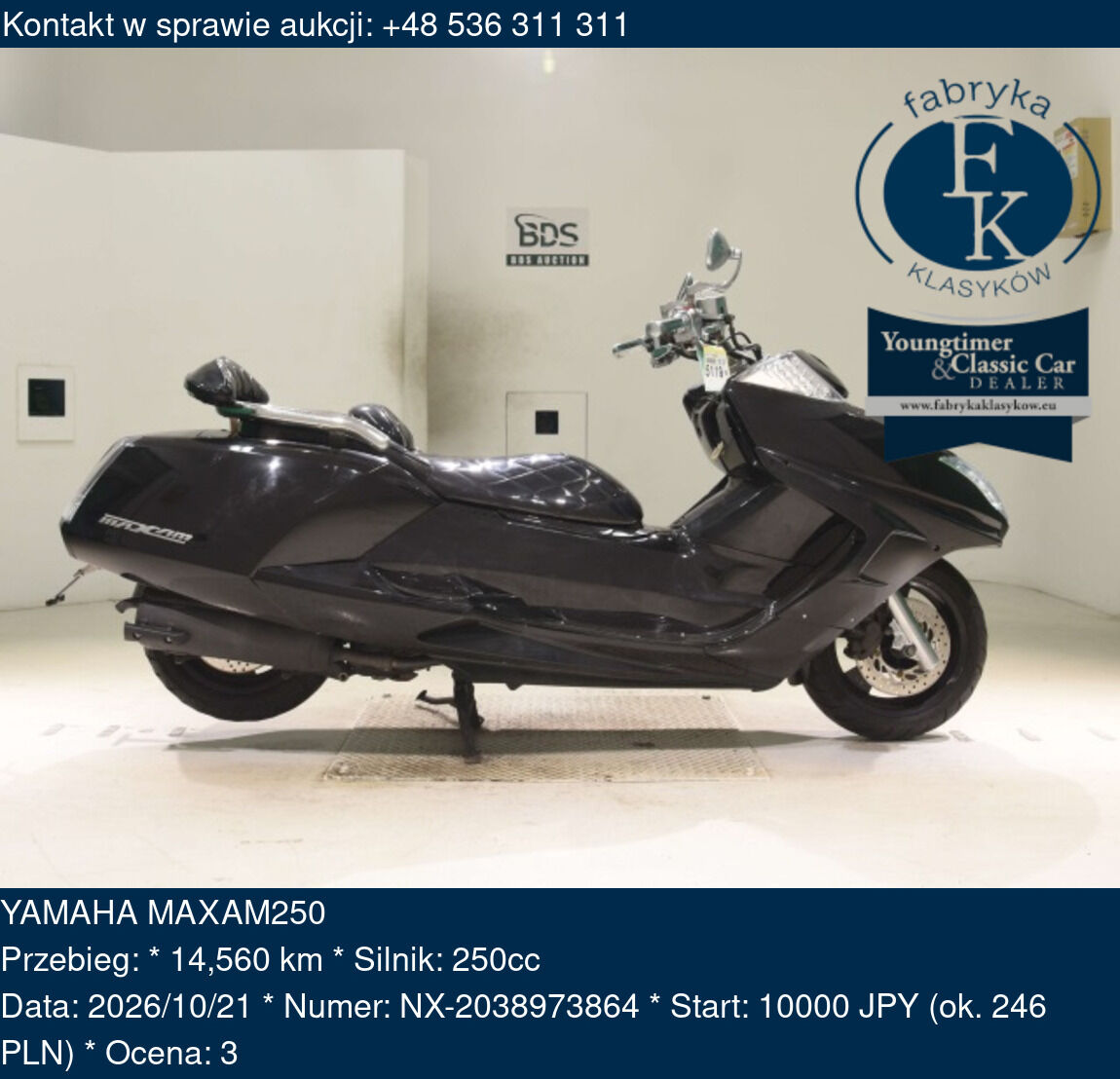 YAMAHA MAXAM250  - zdjęcie 2