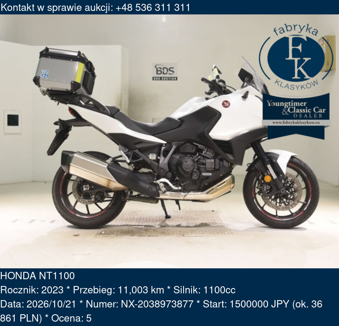 HONDA NT1100 2023 - zdjęcie 2