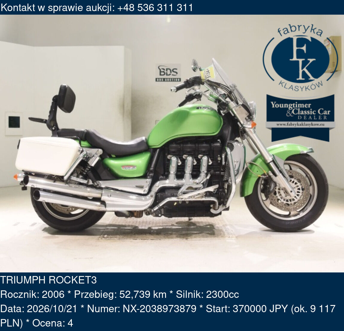 TRIUMPH ROCKET3 2006 - zdjęcie 2