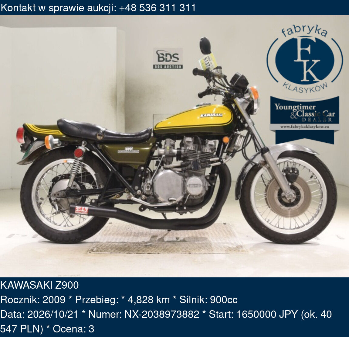 KAWASAKI Z900 2009 - zdjęcie 2