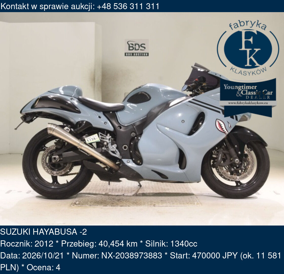 SUZUKI HAYABUSA -2 2012 - zdjęcie 2