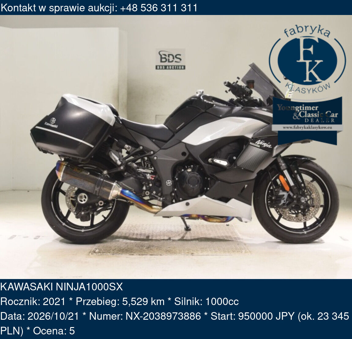 KAWASAKI NINJA1000SX 2021 - zdjęcie 2