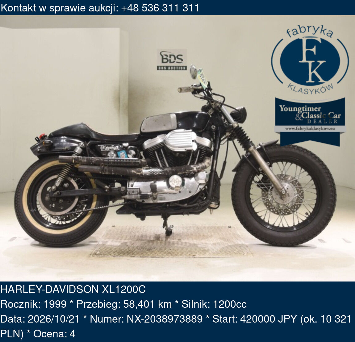HARLEY-DAVIDSON XL1200C 1999 - zdjęcie 2