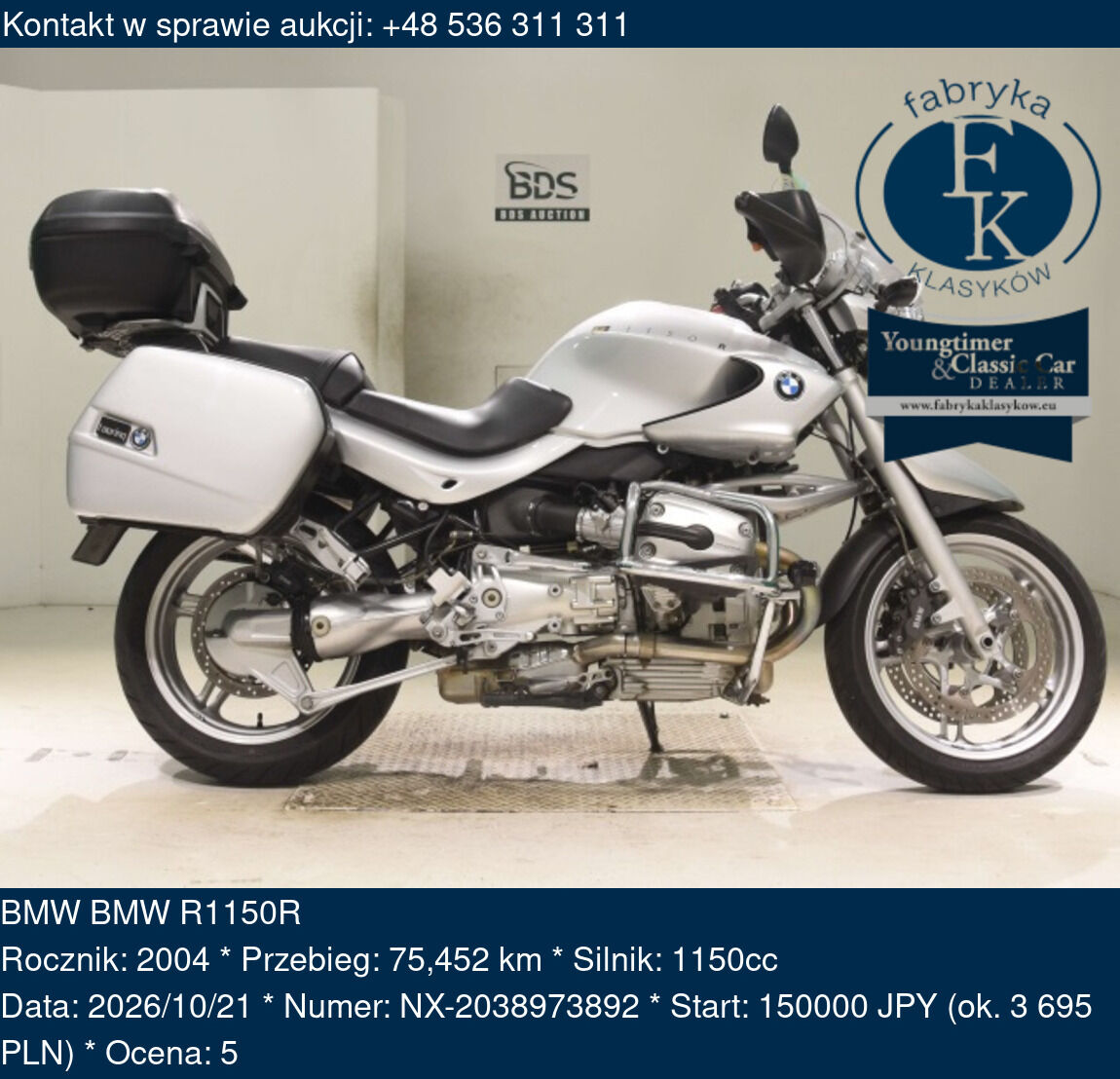 BMW BMW R1150R 2004 - zdjęcie 2
