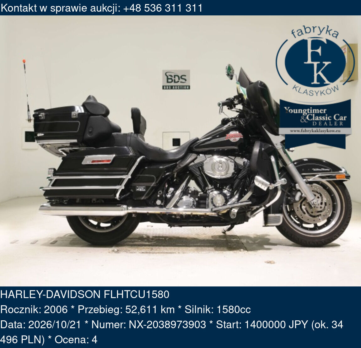 HARLEY-DAVIDSON FLHTCU1580 2006 - zdjęcie 2