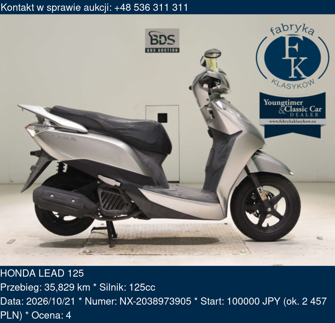 HONDA LEAD 125  - zdjęcie 2