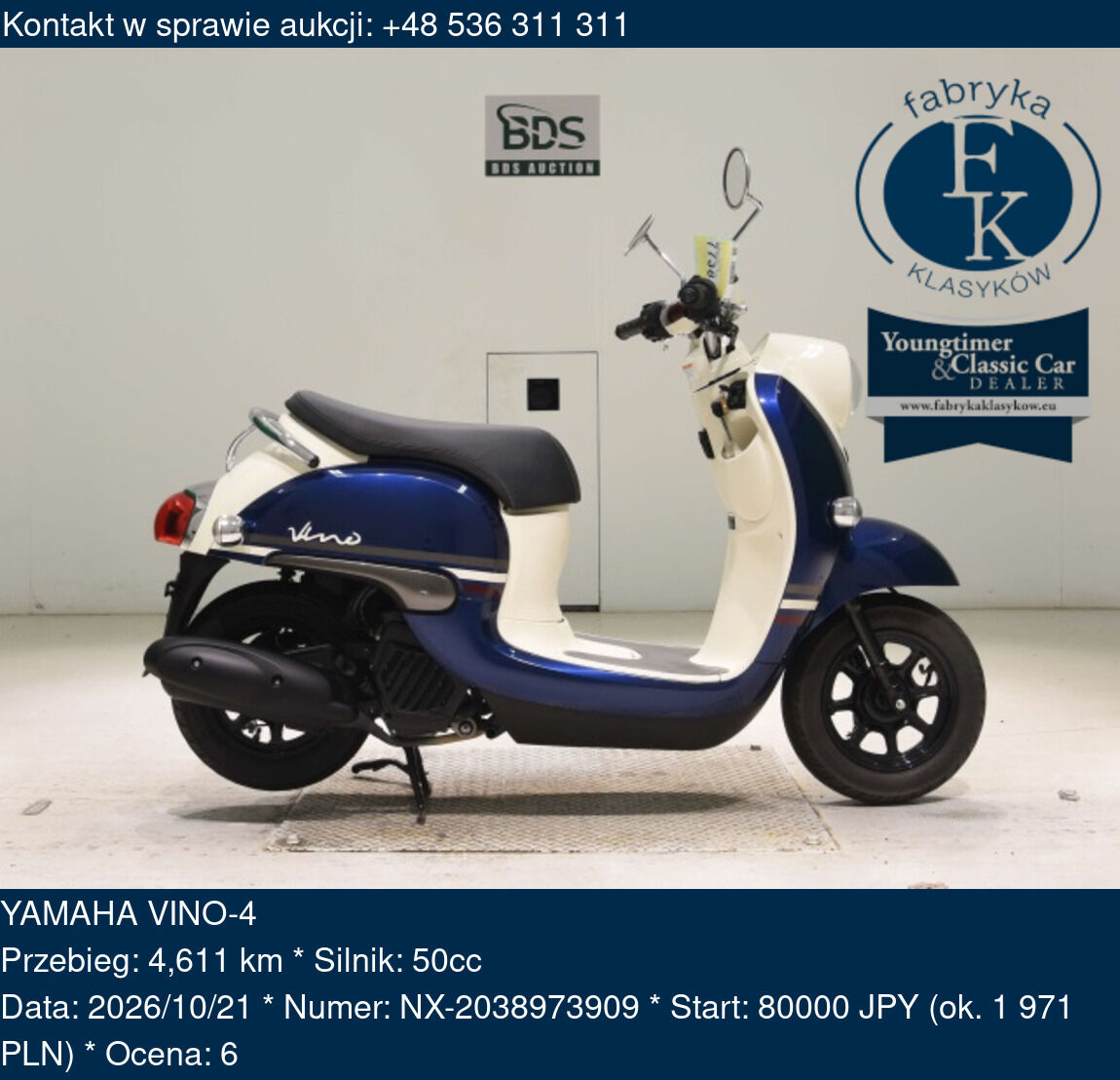 YAMAHA VINO-4  - zdjęcie 2