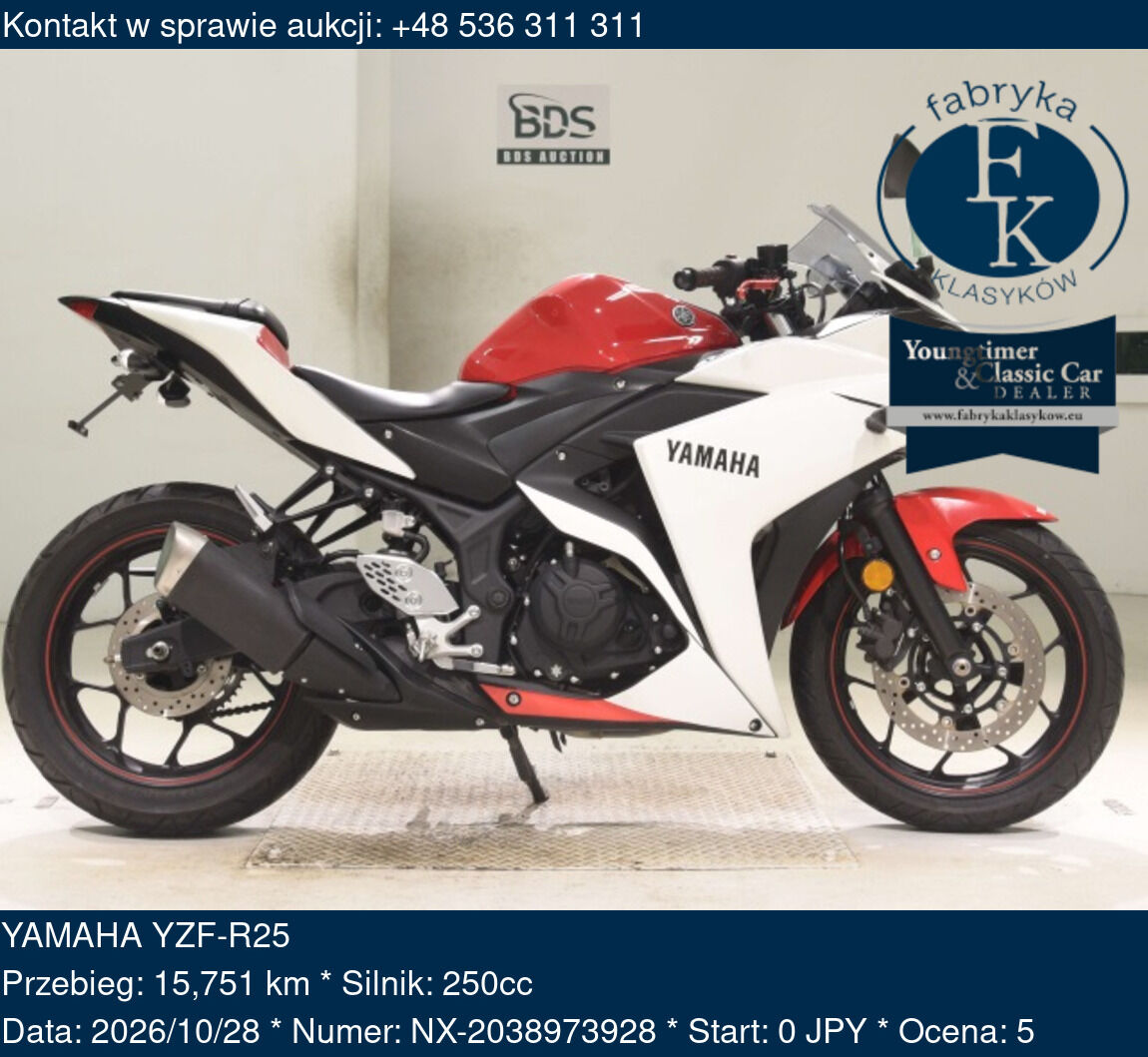 YAMAHA YZF-R25  - zdjęcie 2