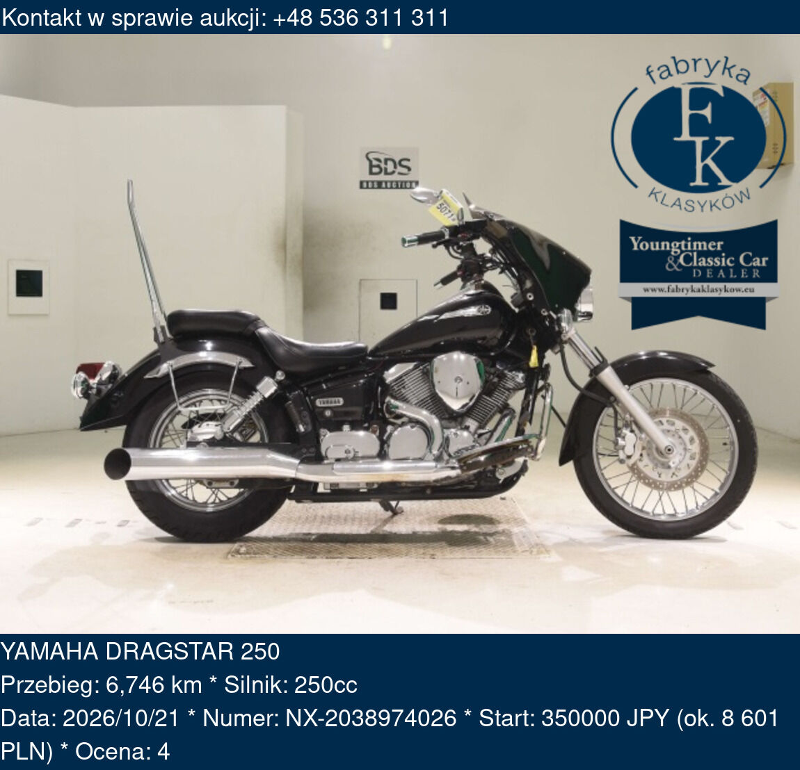 YAMAHA DRAGSTAR 250  - zdjęcie 2