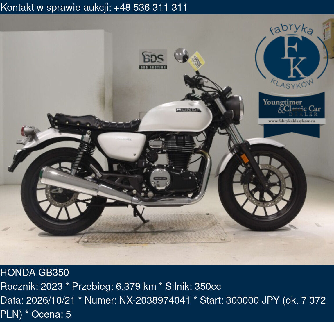 HONDA GB350 2023 - zdjęcie 2