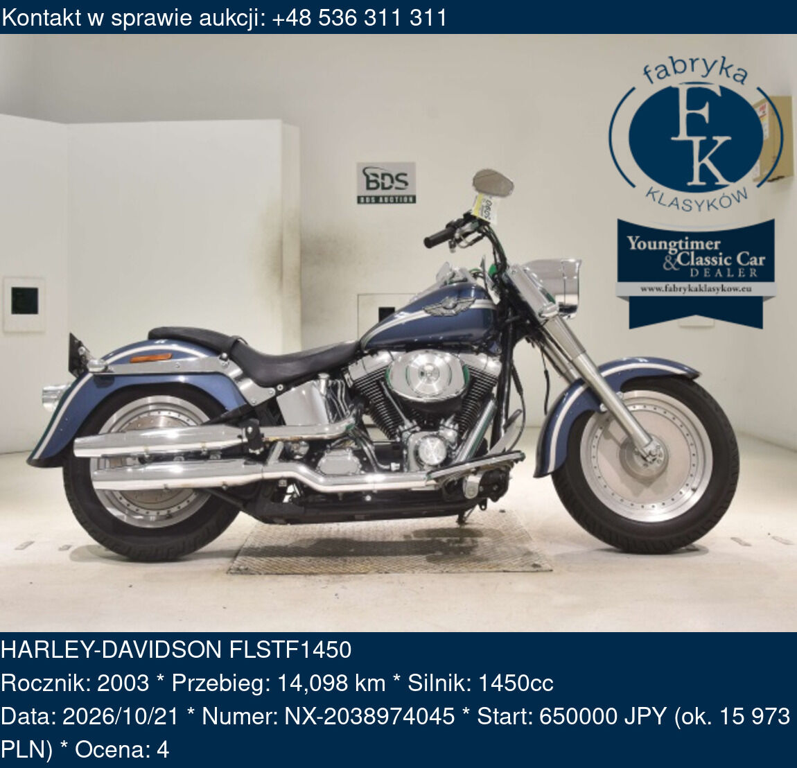 HARLEY-DAVIDSON FLSTF1450 2003 - zdjęcie 2