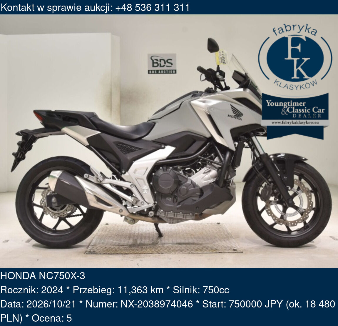 HONDA NC750X-3 2024 - zdjęcie 2