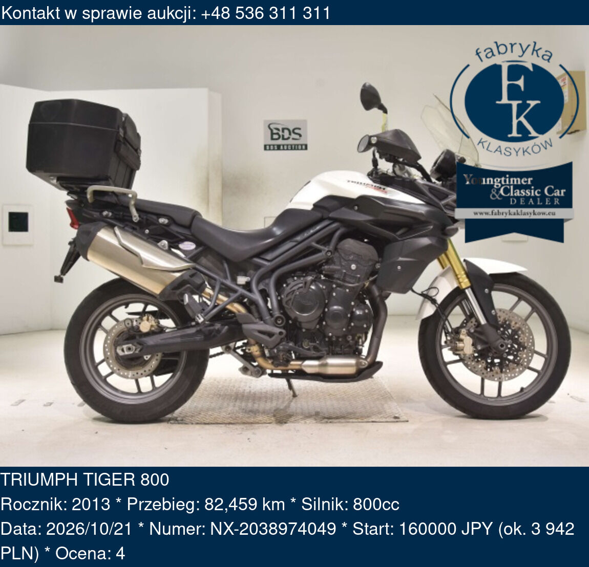 TRIUMPH TIGER 800 2013 - zdjęcie 2