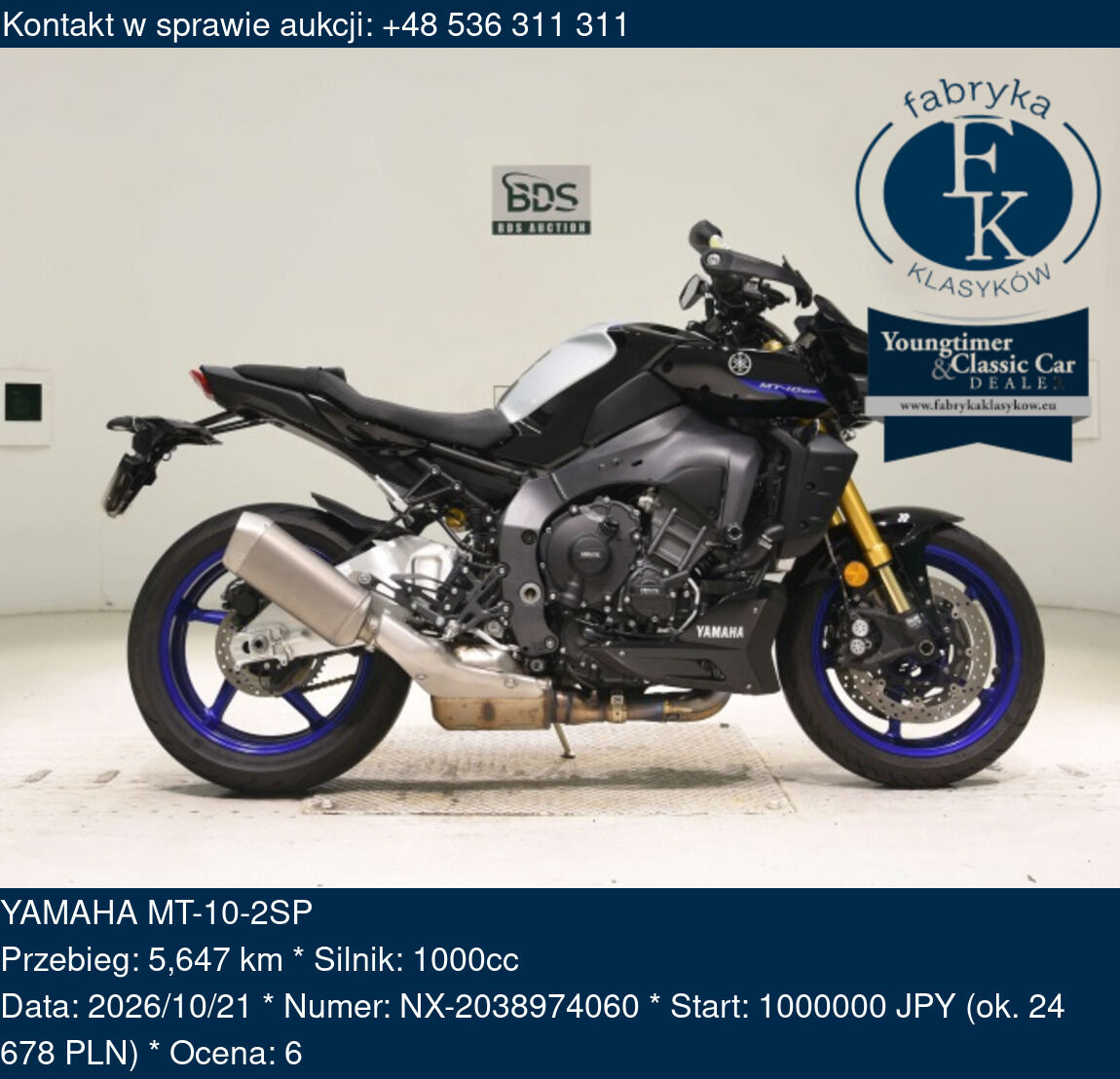 YAMAHA MT-10-2SP - zdjęcie 2
