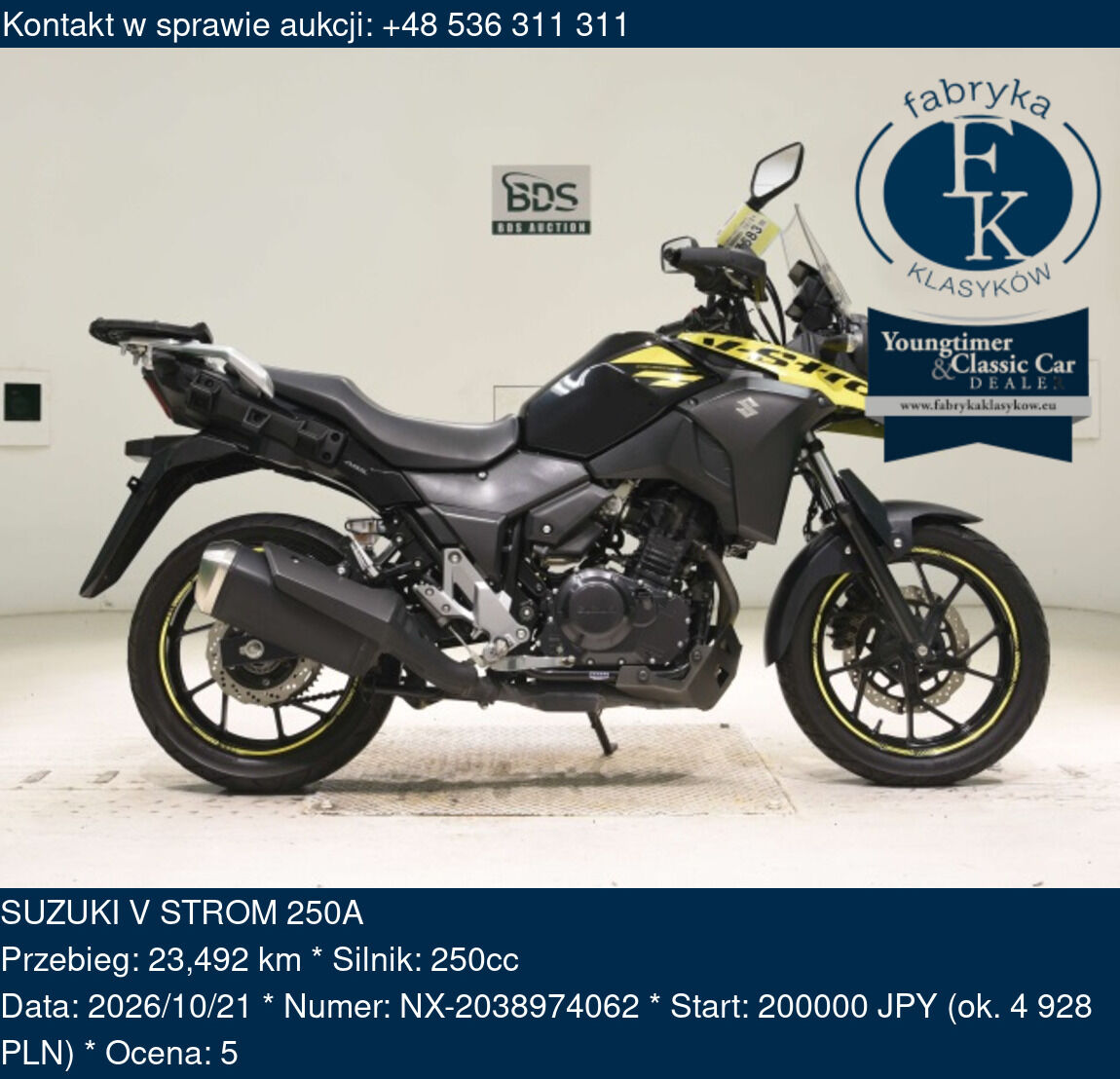 SUZUKI V STROM 250A  - zdjęcie 2