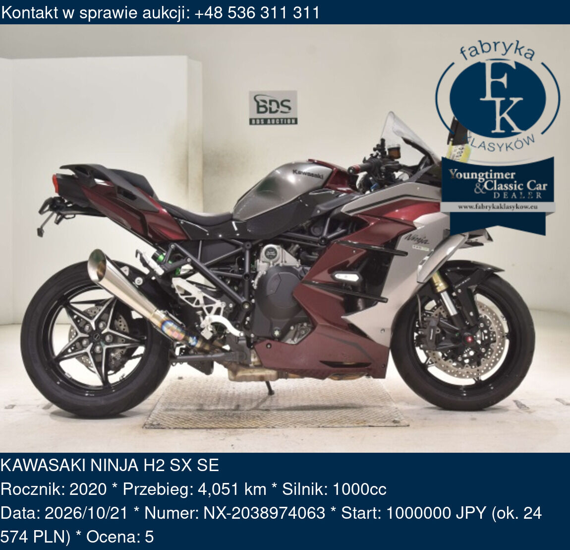KAWASAKI NINJA H2 SX SE 2020 - zdjęcie 2
