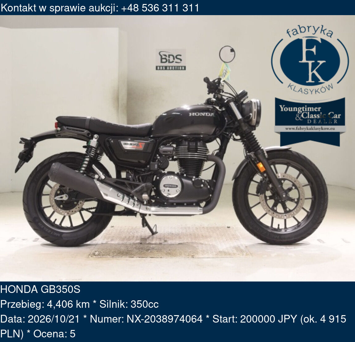 HONDA GB350S  - zdjęcie 2