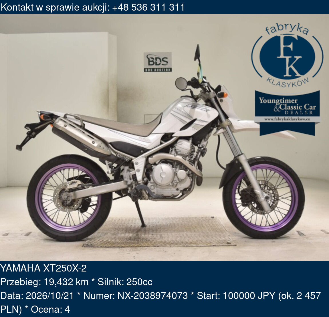 YAMAHA XT250X-2  - zdjęcie 2