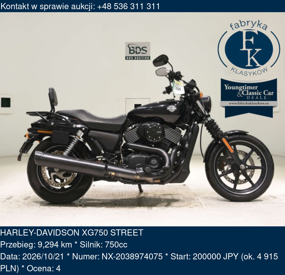 HARLEY-DAVIDSON XG750 STREET - zdjęcie 2