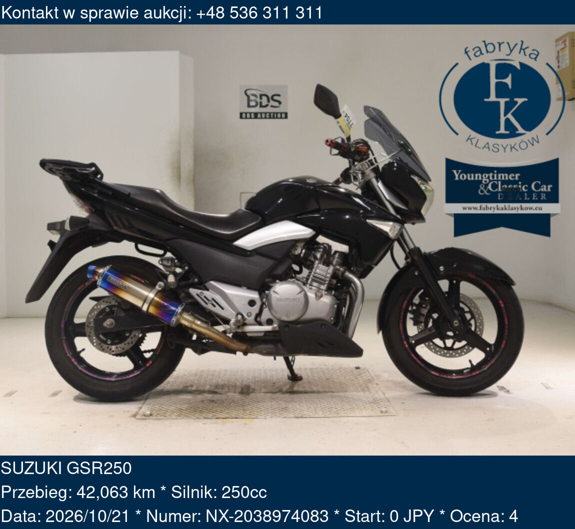 SUZUKI GSR250  - zdjęcie 2