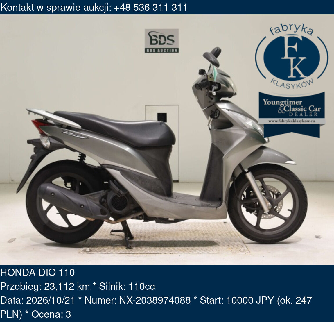 HONDA DIO 110  - zdjęcie 2