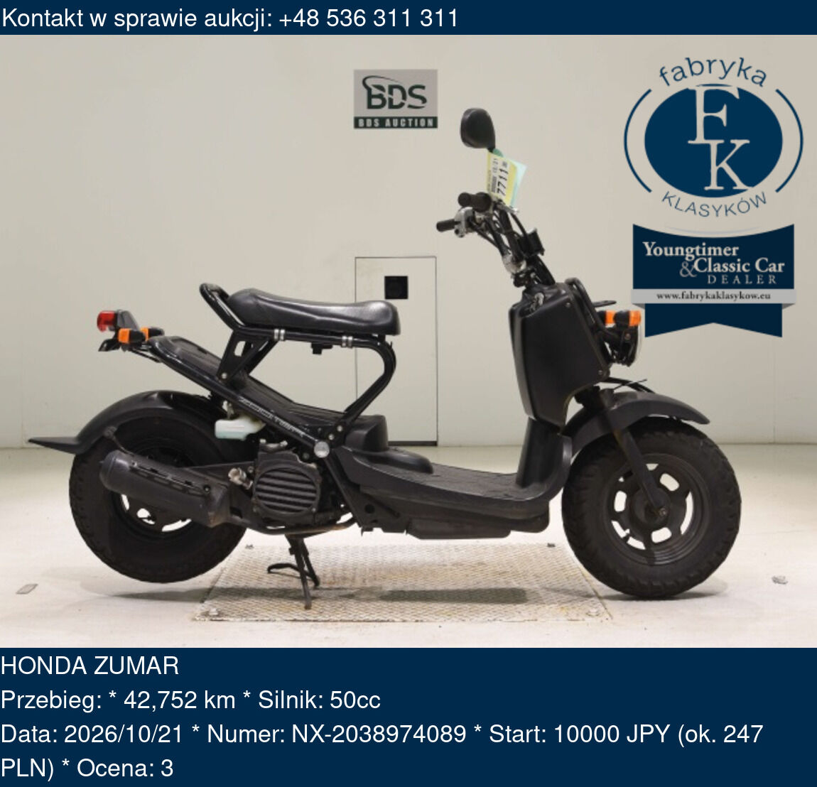 HONDA ZUMAR  - zdjęcie 2