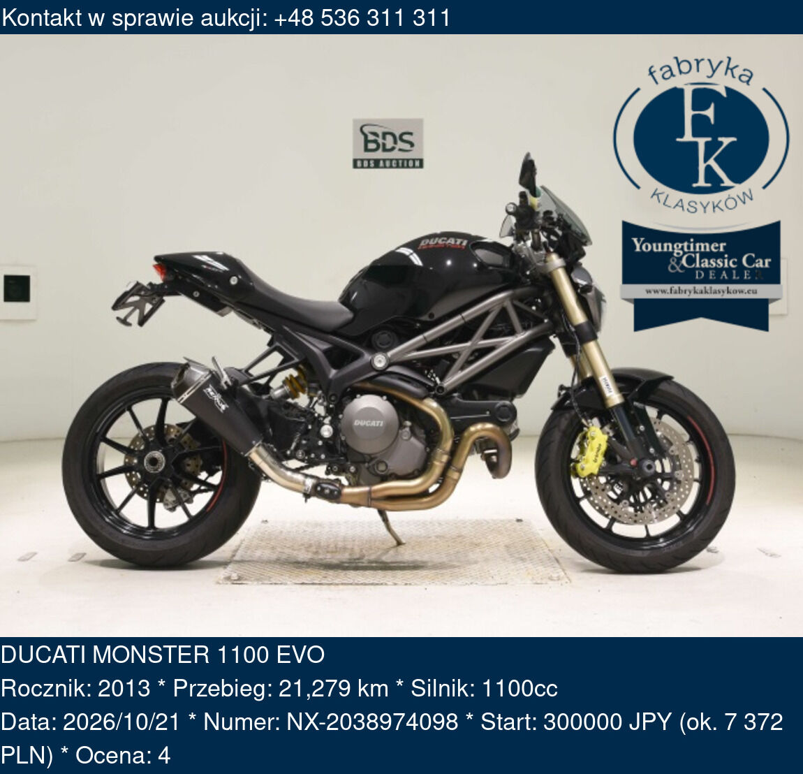 DUCATI MONSTER 1100 EVO 2013 - zdjęcie 2