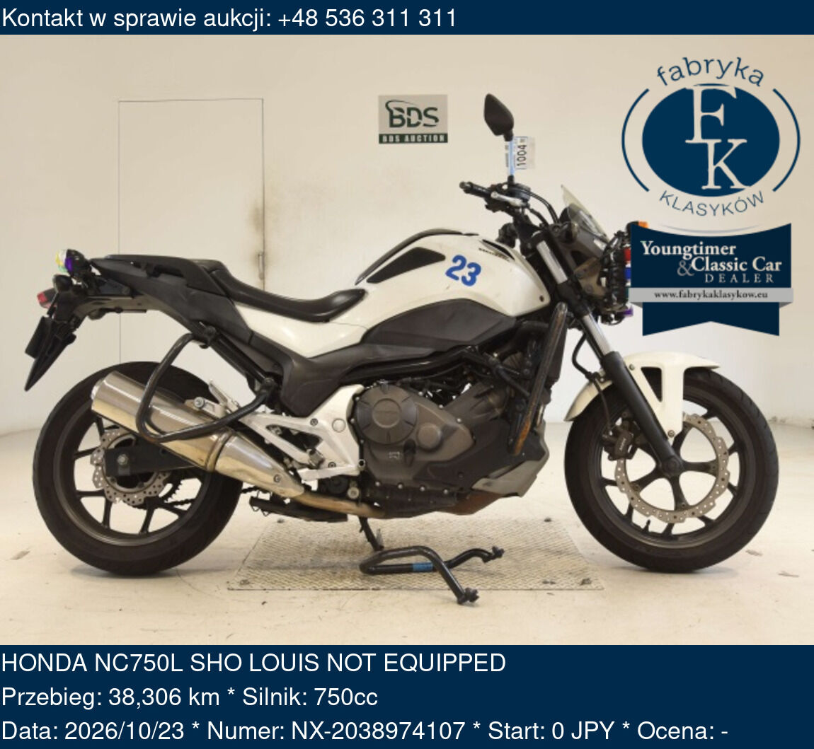 HONDA NC750L SHO LOUIS NOT EQUIPPED - zdjęcie 2