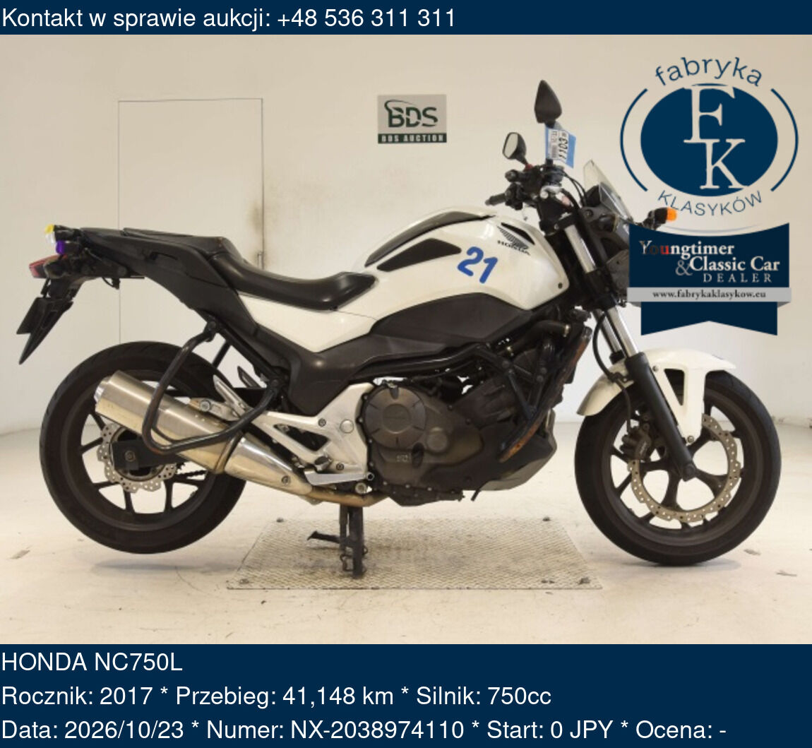 HONDA NC750L 2017 - zdjęcie 2