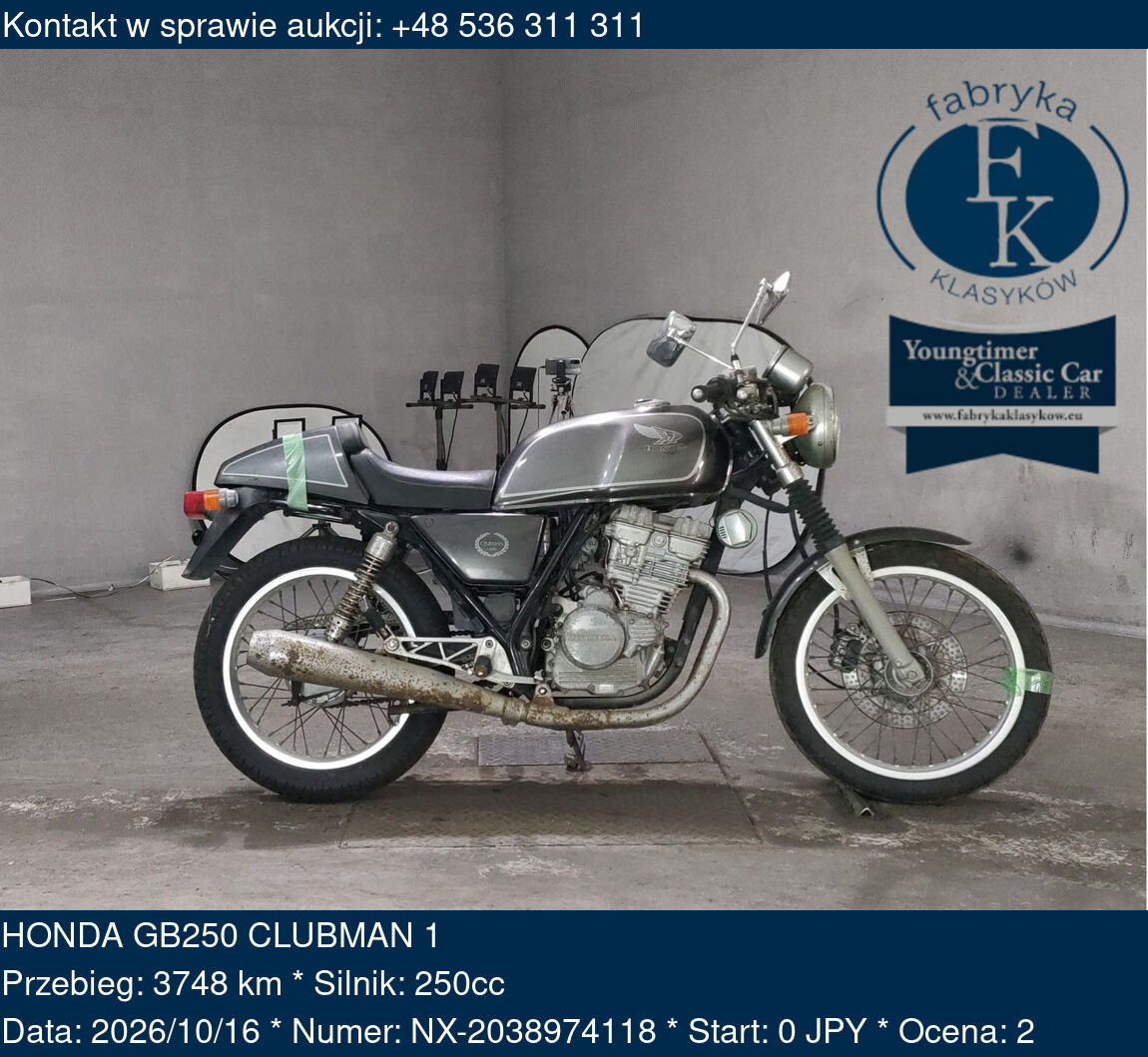 HONDA GB250 CLUBMAN 1 - zdjęcie 2
