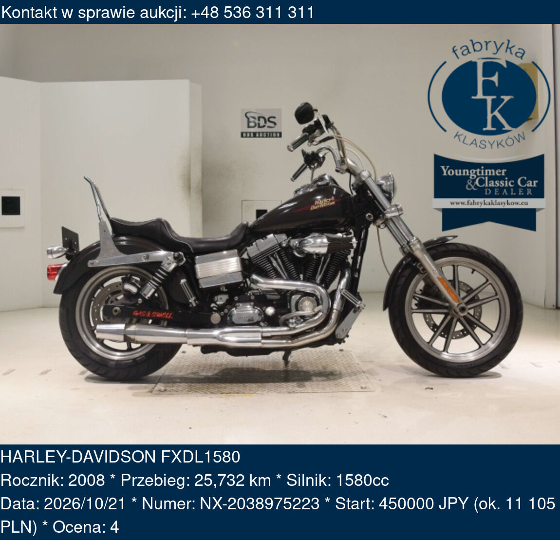 HARLEY-DAVIDSON FXDL1580 2008 - zdjęcie 2