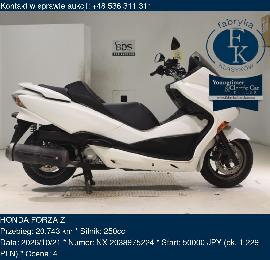 HONDA FORZA Z  - zdjęcie 2