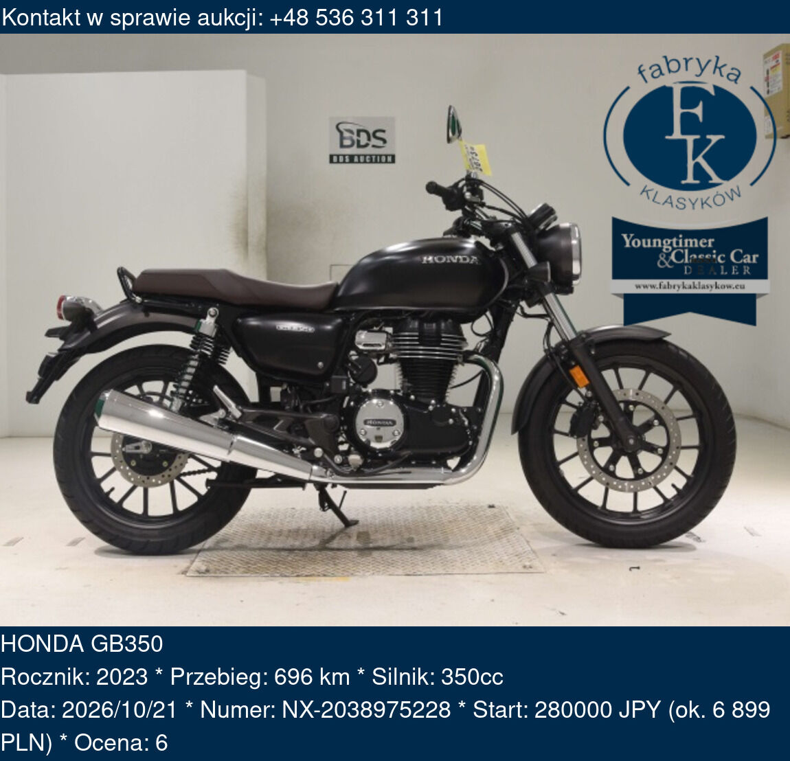 HONDA GB350 2023 - zdjęcie 2