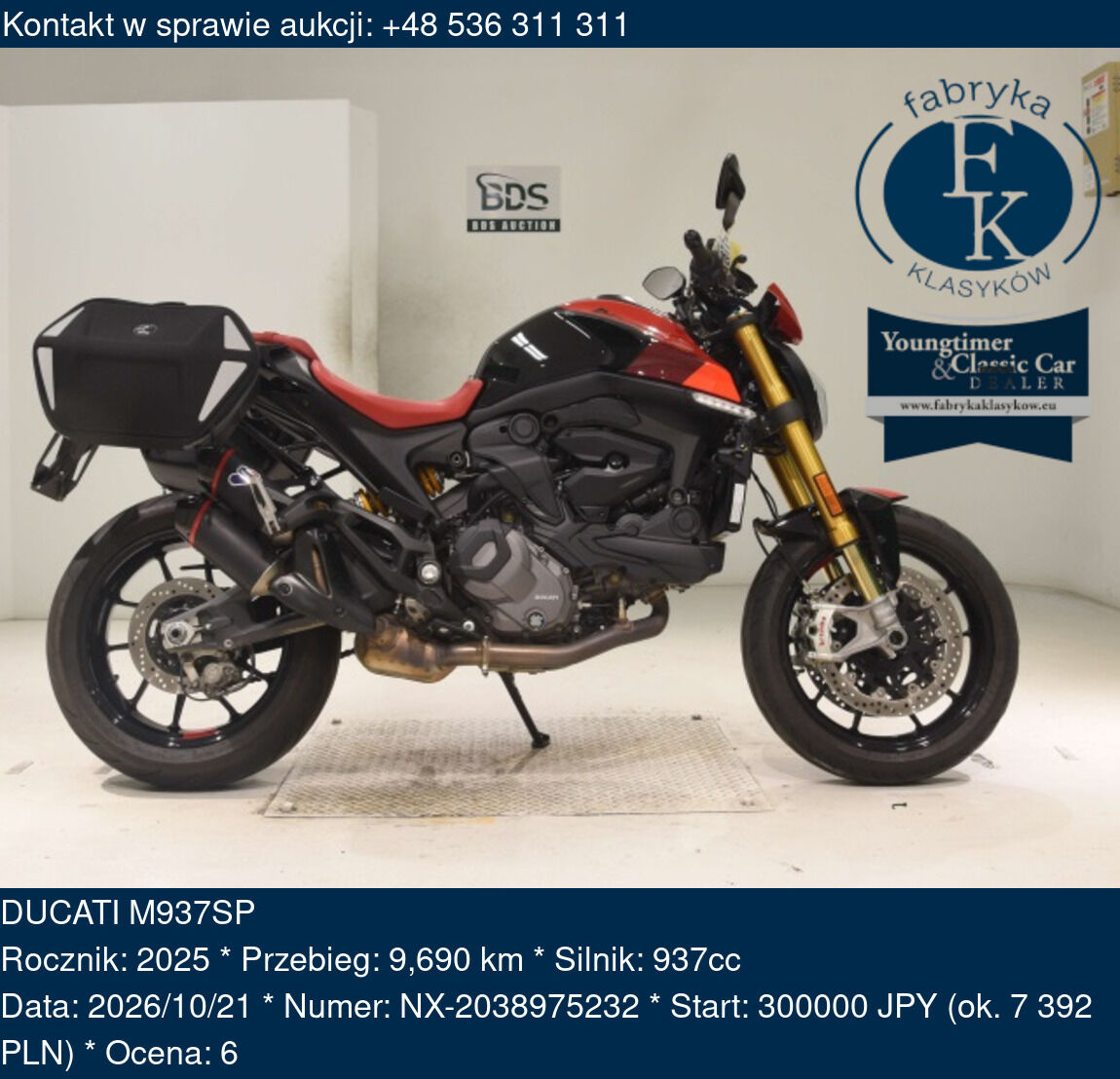 DUCATI M937SP 2025 - zdjęcie 2