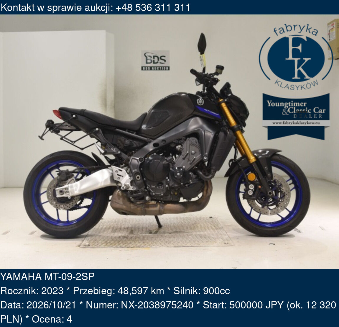 YAMAHA MT-09-2SP 2023 - zdjęcie 2