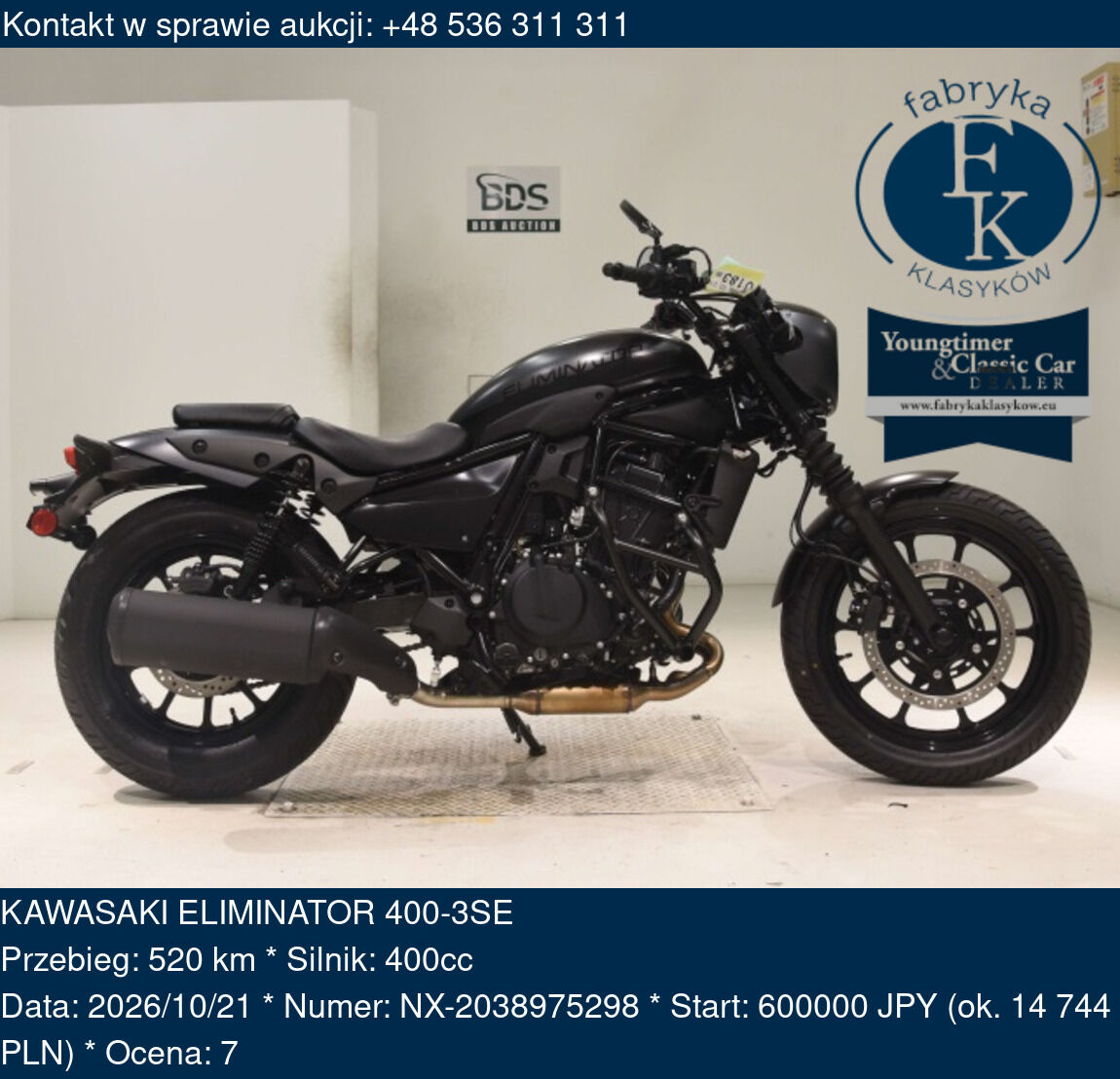 KAWASAKI ELIMINATOR 400-3SE  - zdjęcie 2