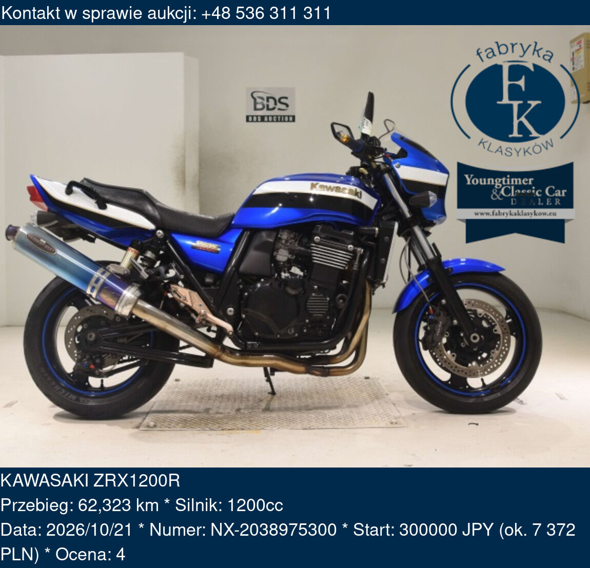 KAWASAKI ZRX1200R  - zdjęcie 2
