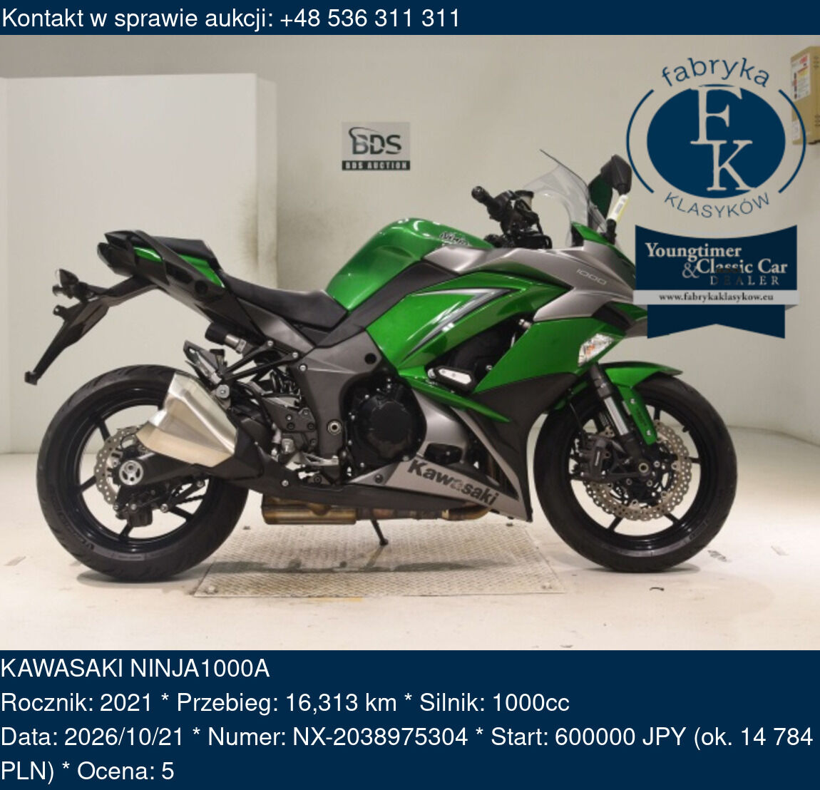 KAWASAKI NINJA1000A 2021 - zdjęcie 2