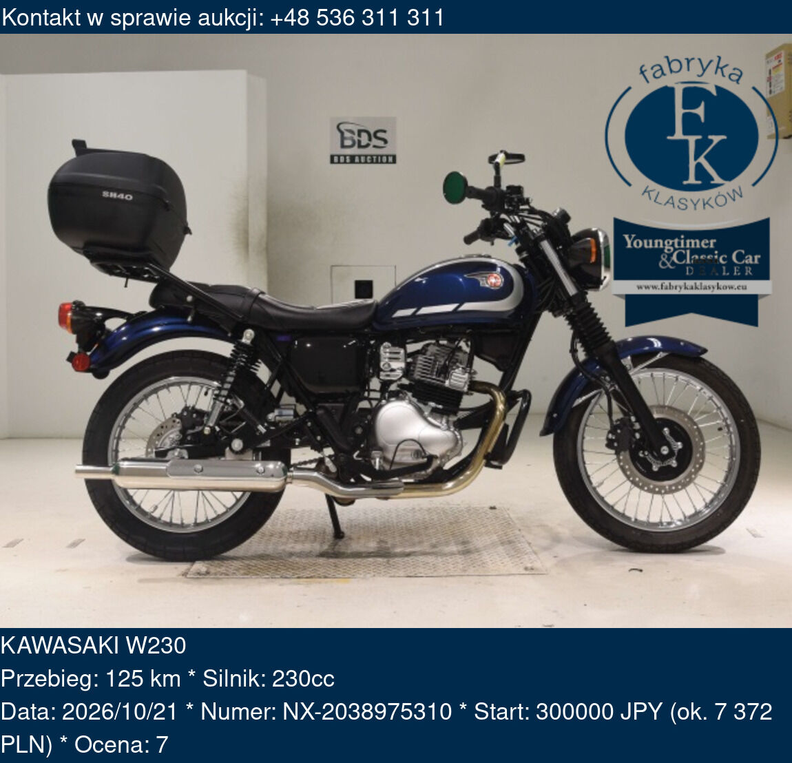 KAWASAKI W230  - zdjęcie 2