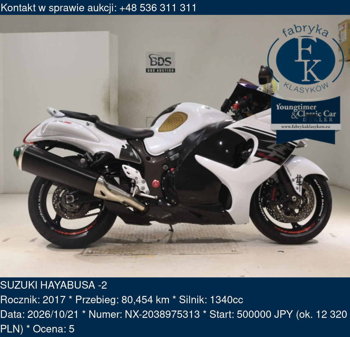 SUZUKI HAYABUSA -2 2017 - zdjęcie 2