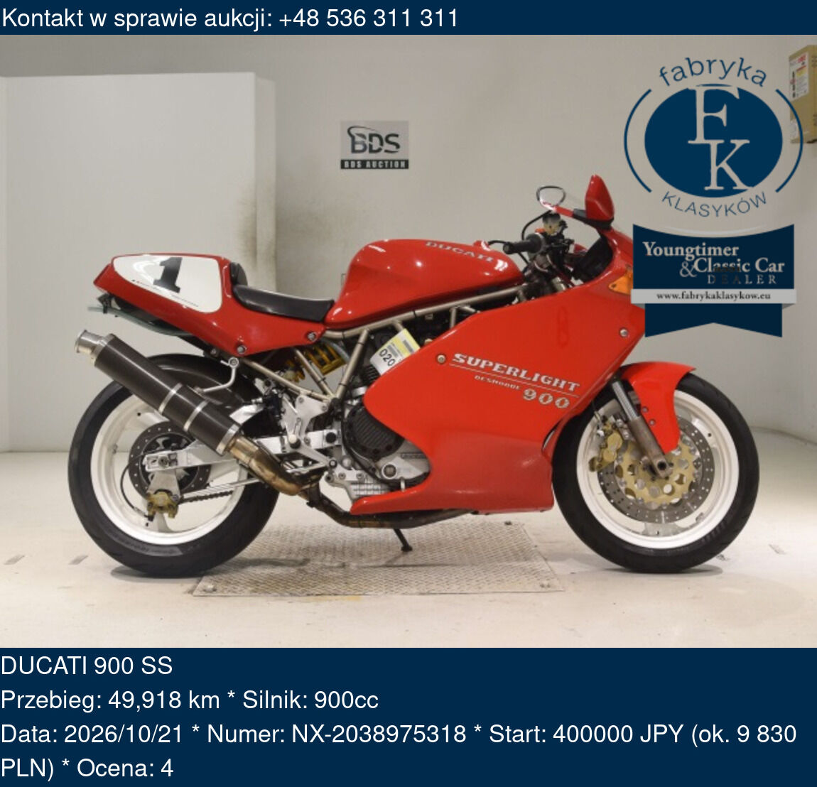 DUCATI 900 SS - zdjęcie 2