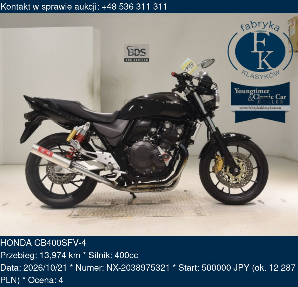 HONDA CB400SFV-4  - zdjęcie 2