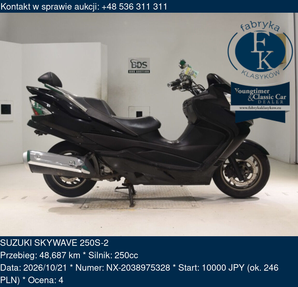 SUZUKI SKYWAVE 250S-2  - zdjęcie 2