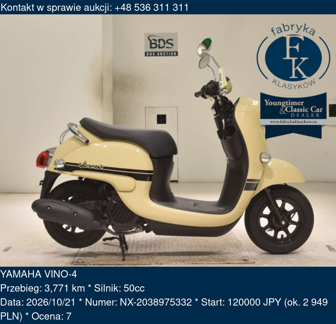 YAMAHA VINO-4 - zdjęcie 2